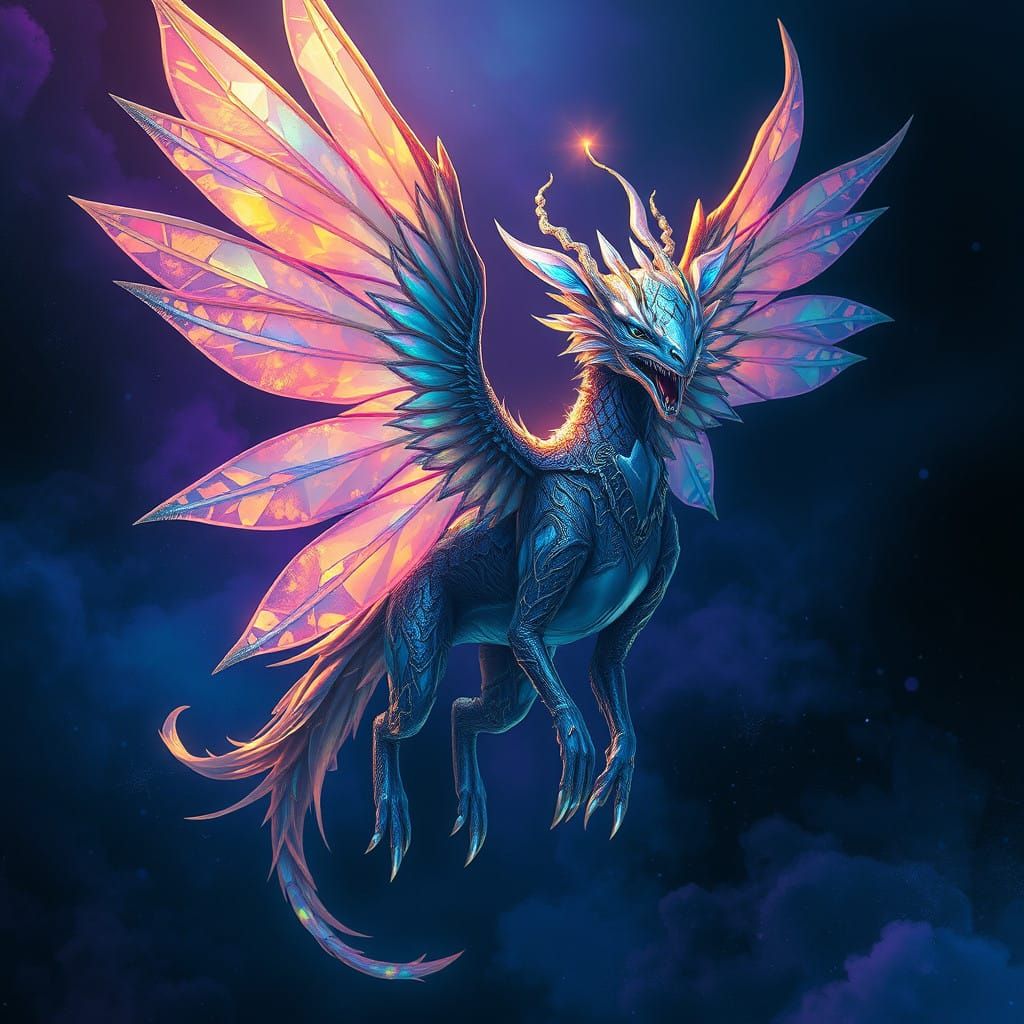 Ethereal Creature in a Dreamlike Realm