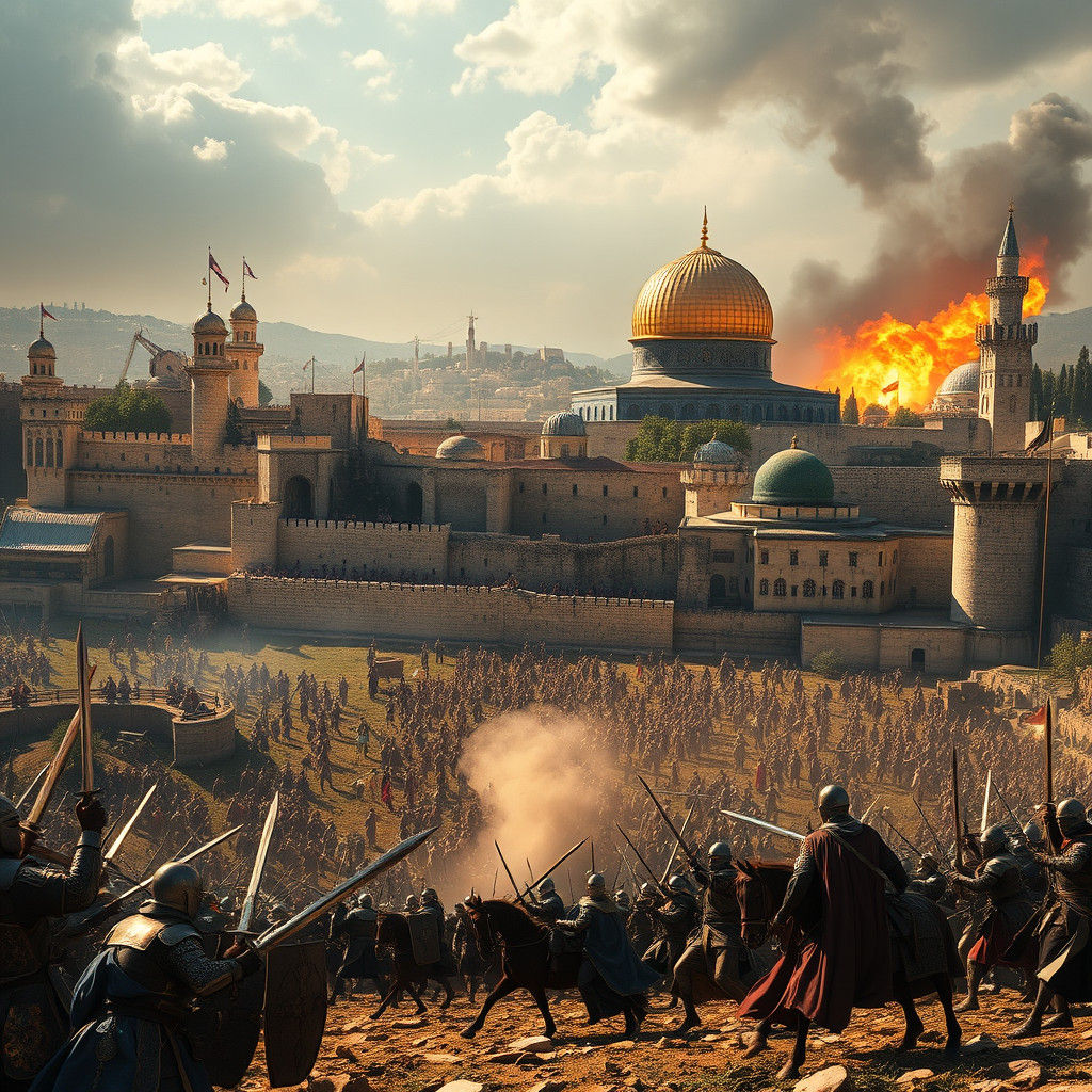 Jerusalem Battlefield: Crusaders Clash in Ash Thorp Style