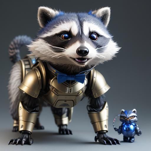 augmented robotic raccoon