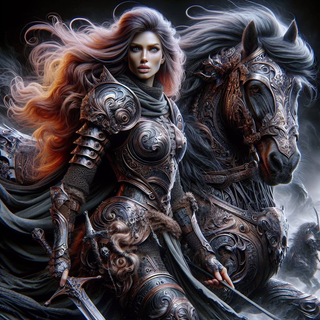 WITH MY BRAVE STEED 1