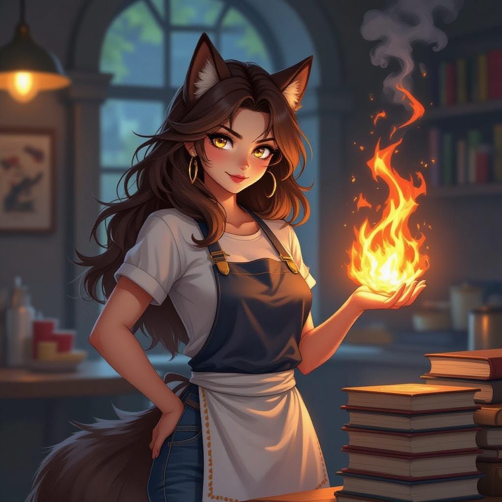 Werewolf Chef With Fire Magic At Royal Restaurant