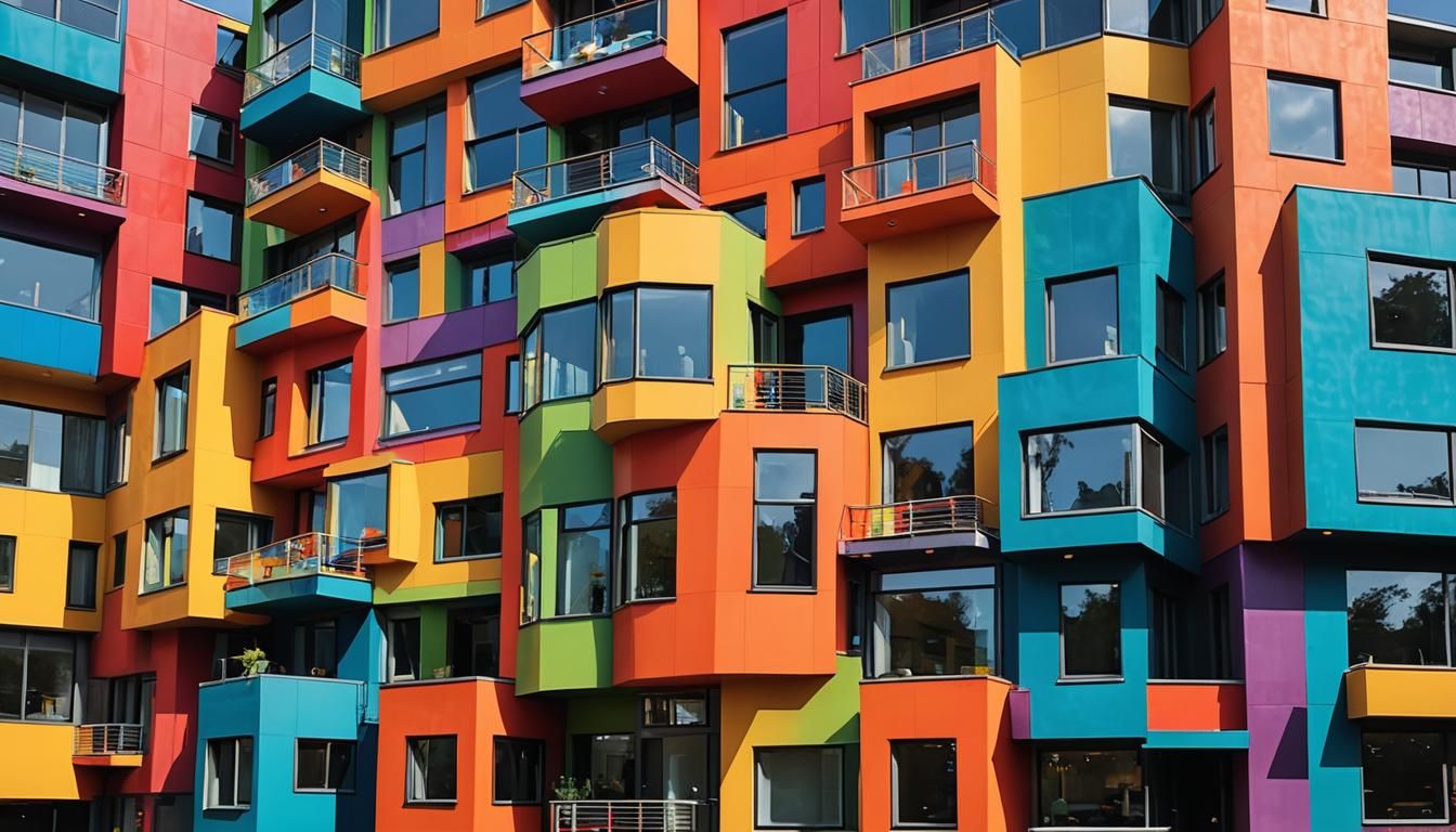 Bold Architecture with Vibrant, Unique Designs