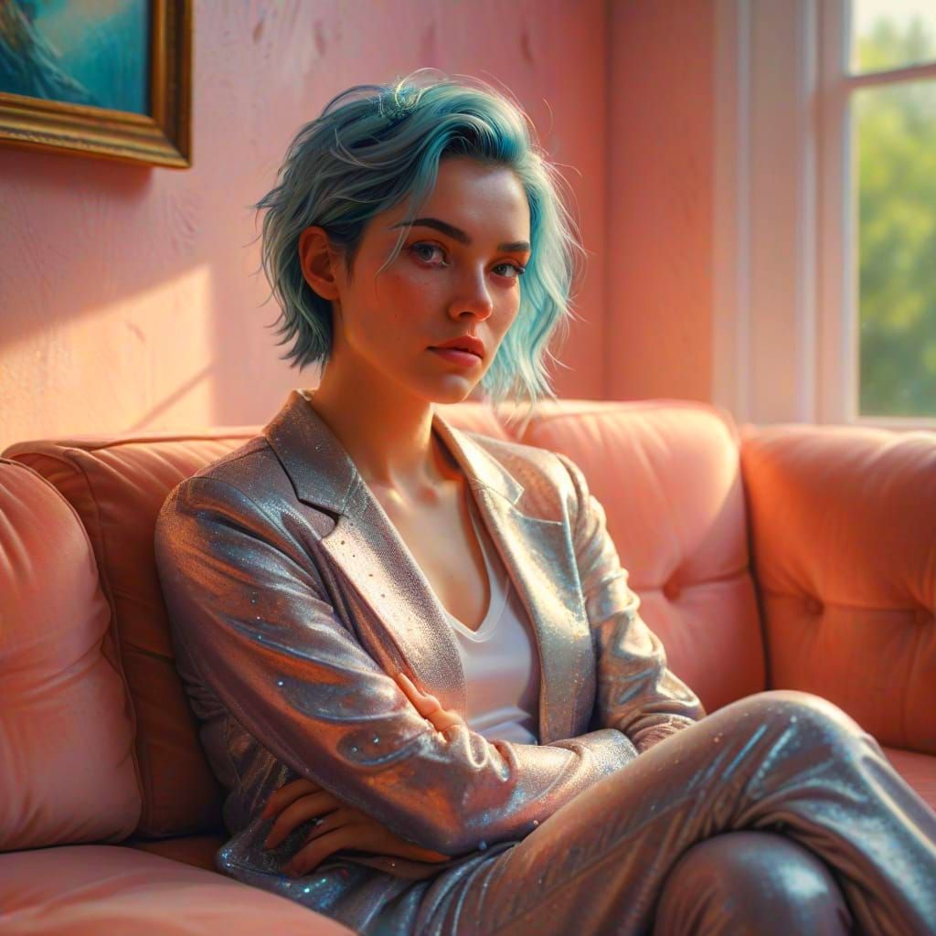 AI Interpretation of Androgynous Art