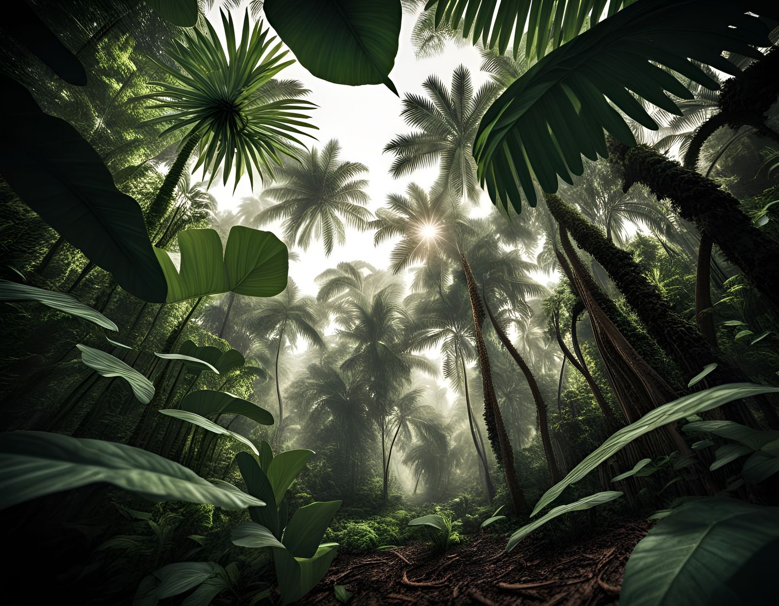 Jungle Canopy: Worm's Eye View