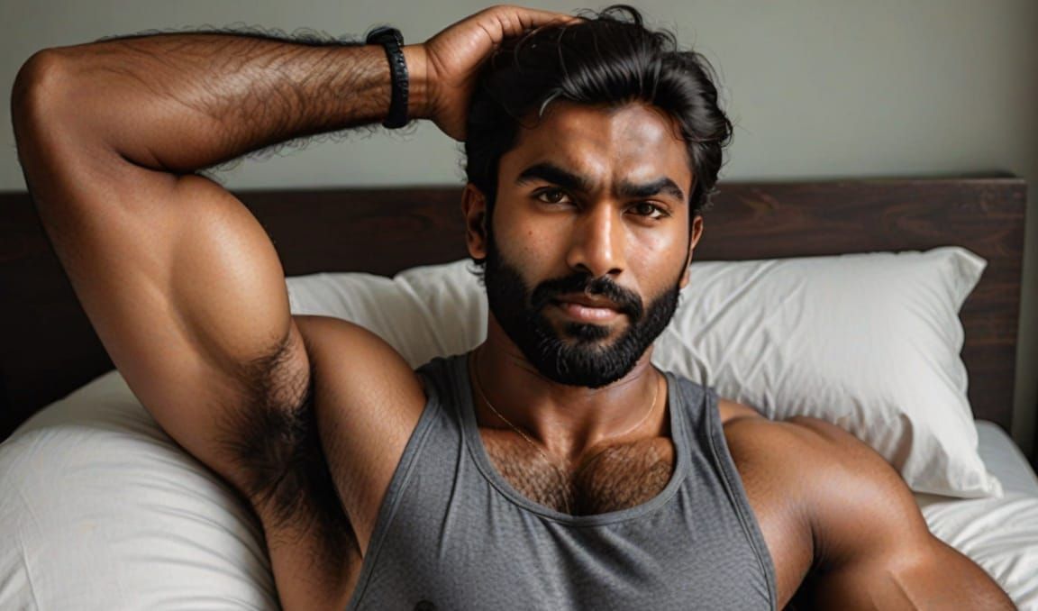 Handsome Indian Alpha Male in Realistic Portrait