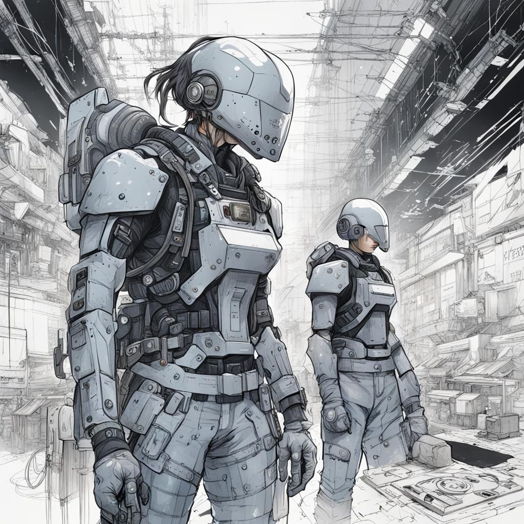 Intricate Coloring Book Technical Concept Art