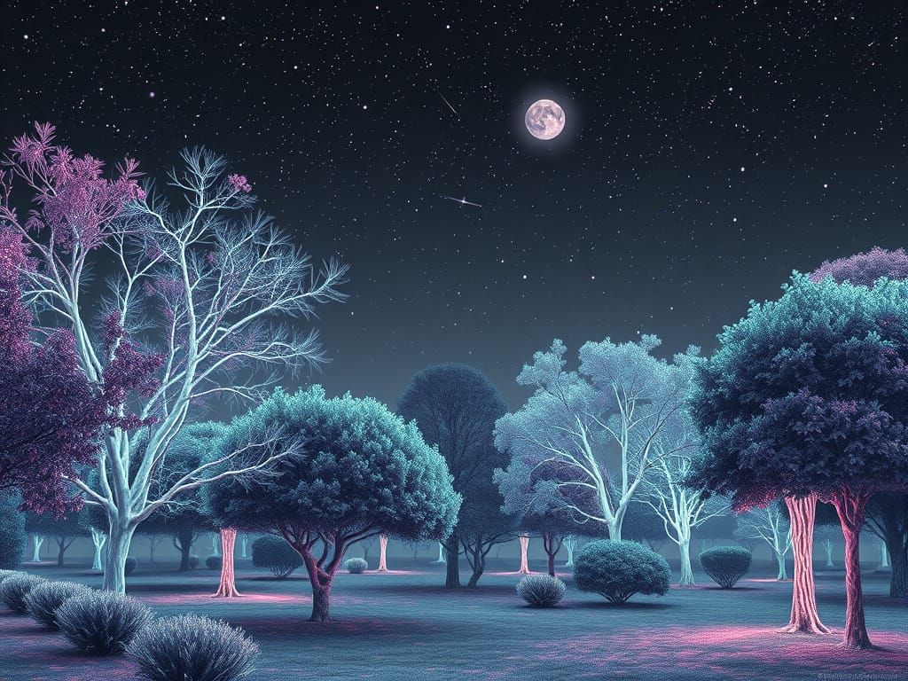 Neongray Hallucinating Vines That Shine