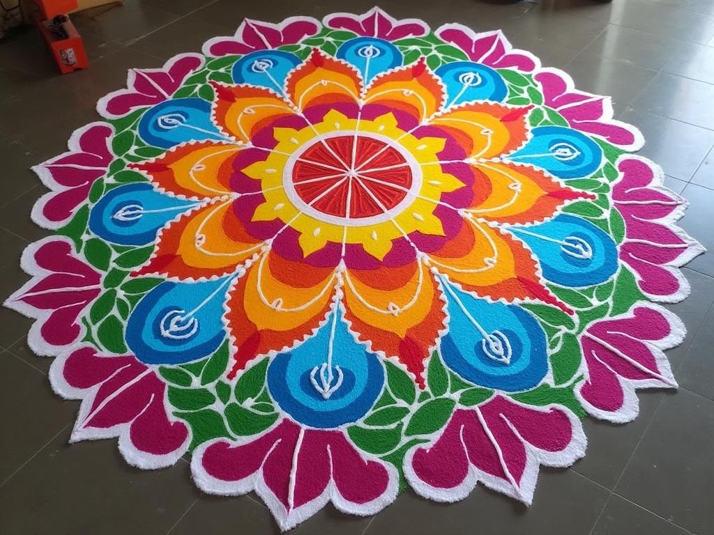 Pop Art Meets Rangoli: A Vibrant Fusion