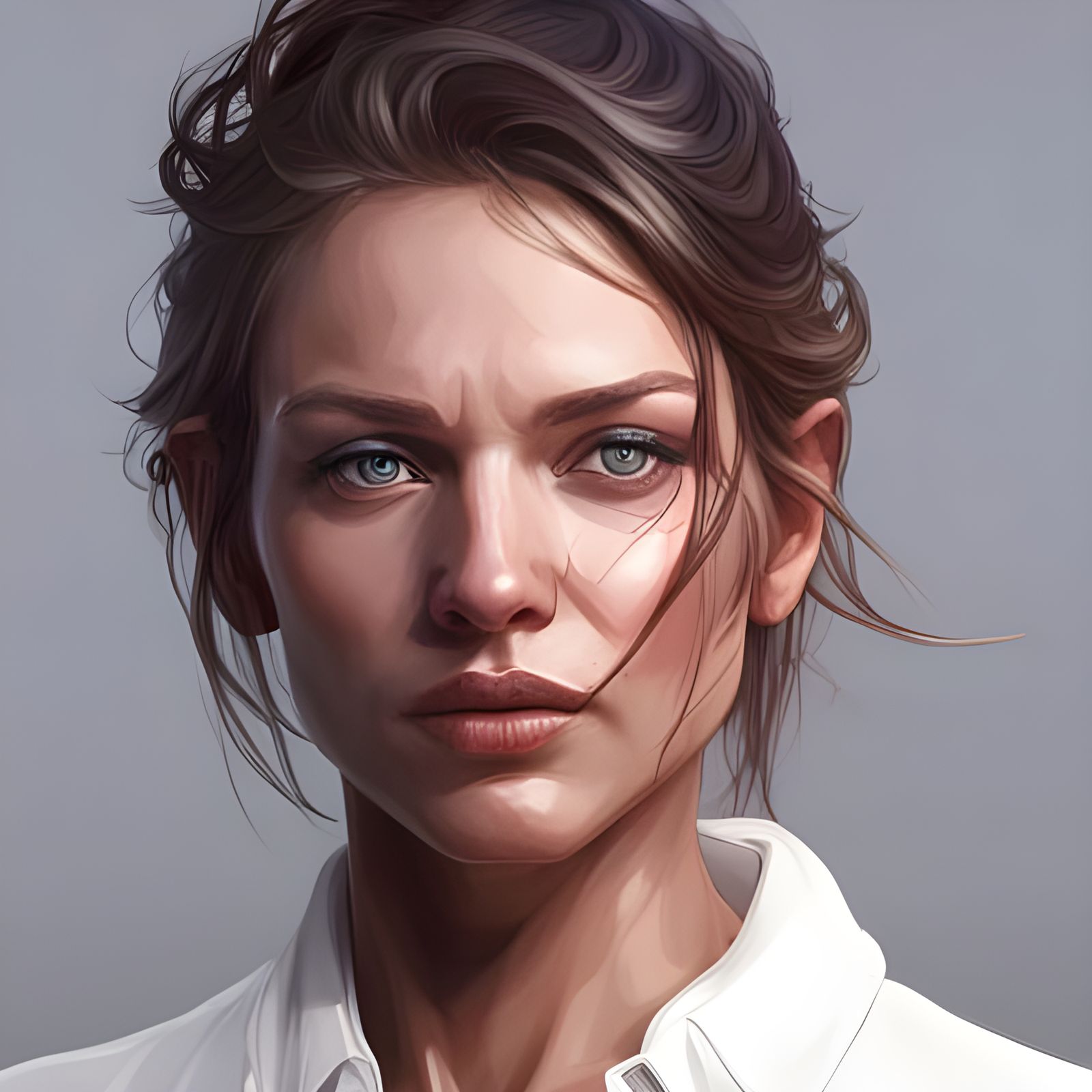 Hyperdetailed Portrait in Dynamic Lighting