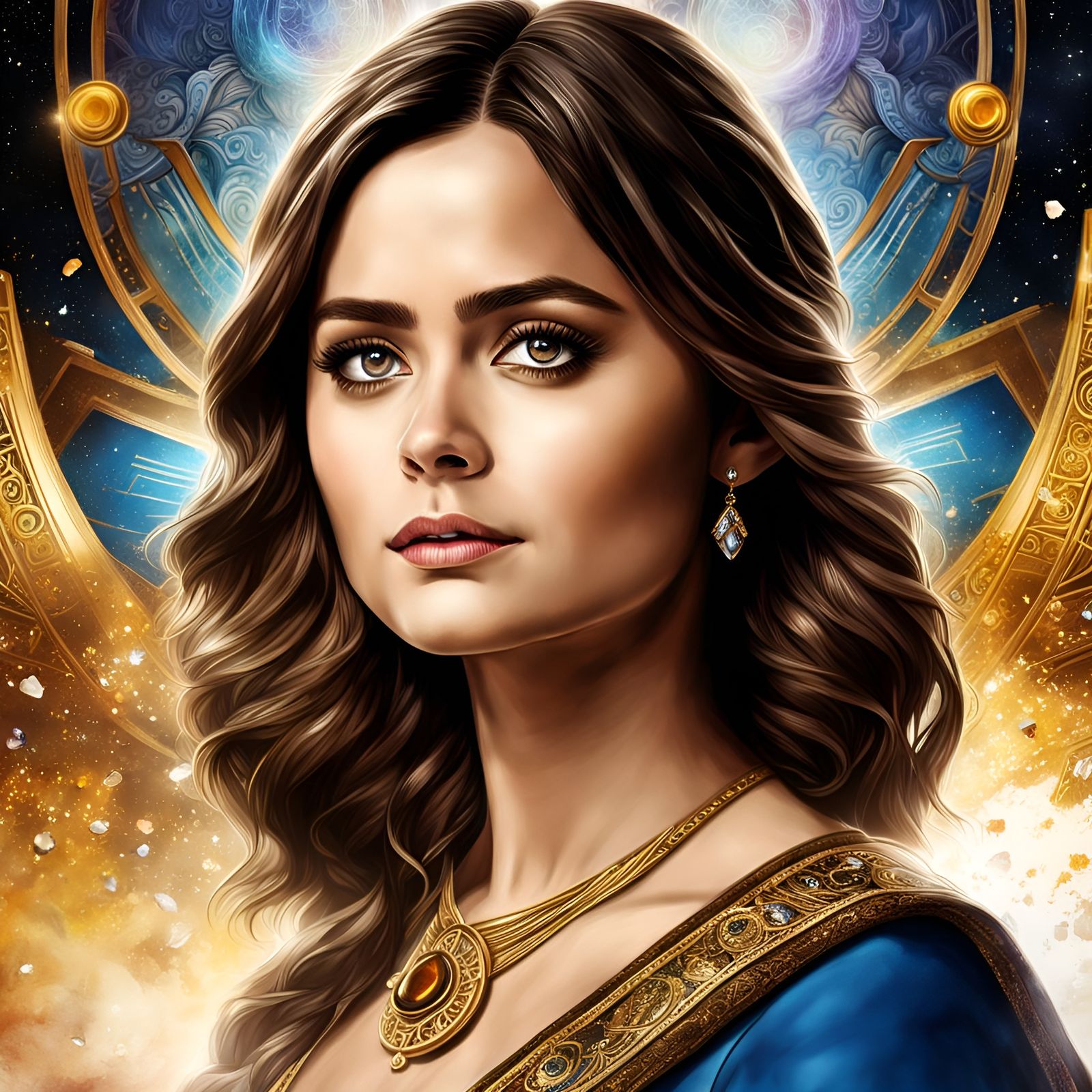 Jenna Coleman as Goddess of Intelligence