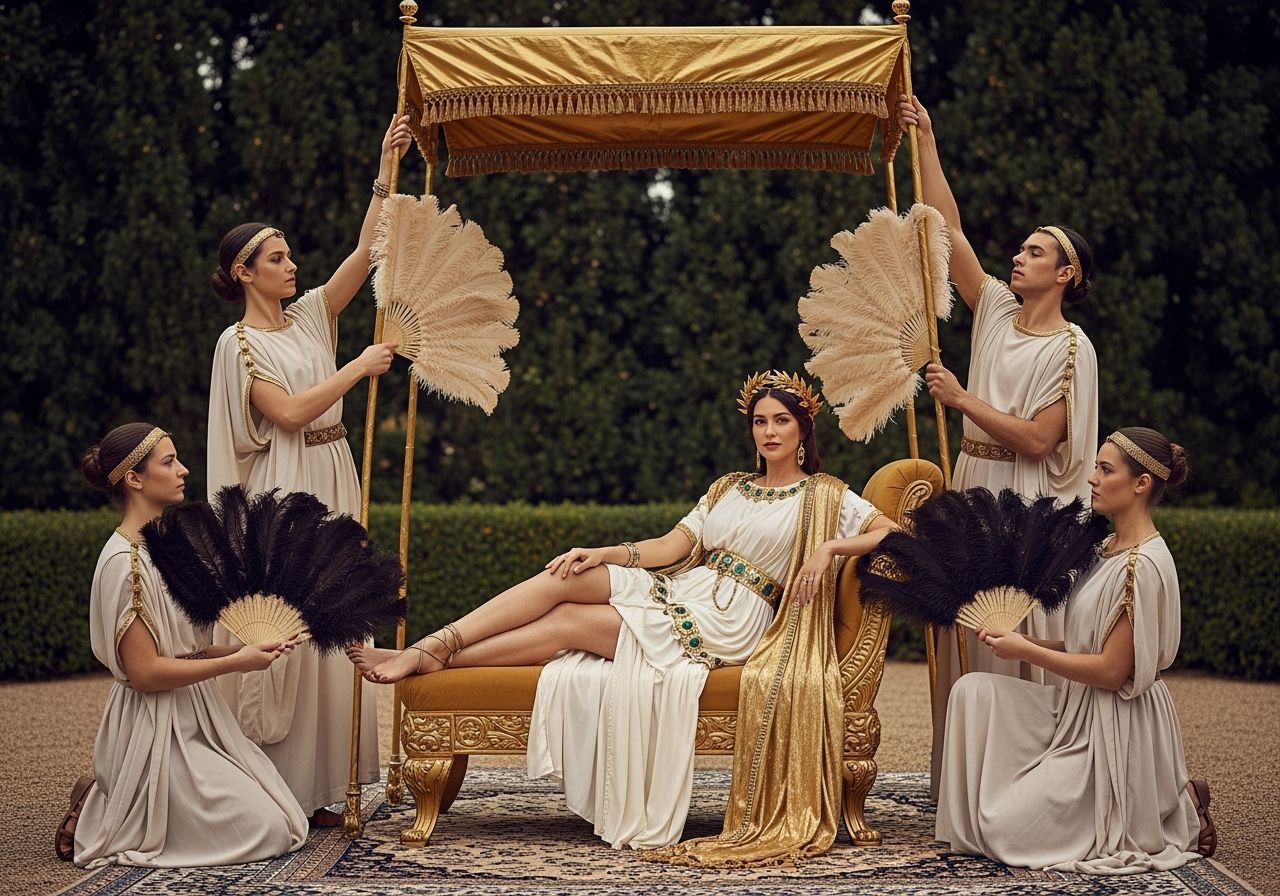 Empress Messalina Lounges in Imperial Palace Garden