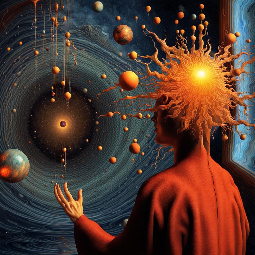 Fractal Reality Tears: A Surreal Technicolor Vision