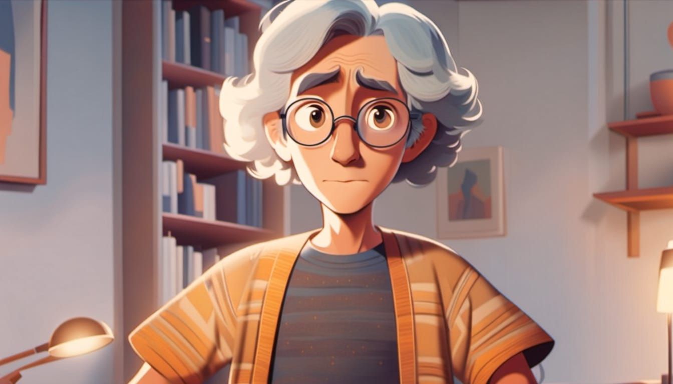 Vibrant Dreamscapes: A Hypermodernist Portrait of Inner Refl...