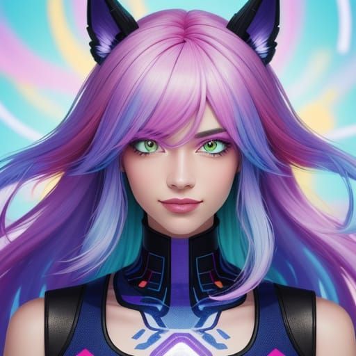 Pixel Art Masterpiece of a Smiling Person