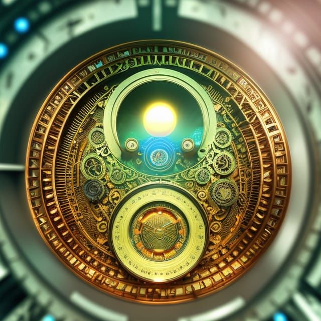 Steampunk Stargate to a Cosmic Wormhole
