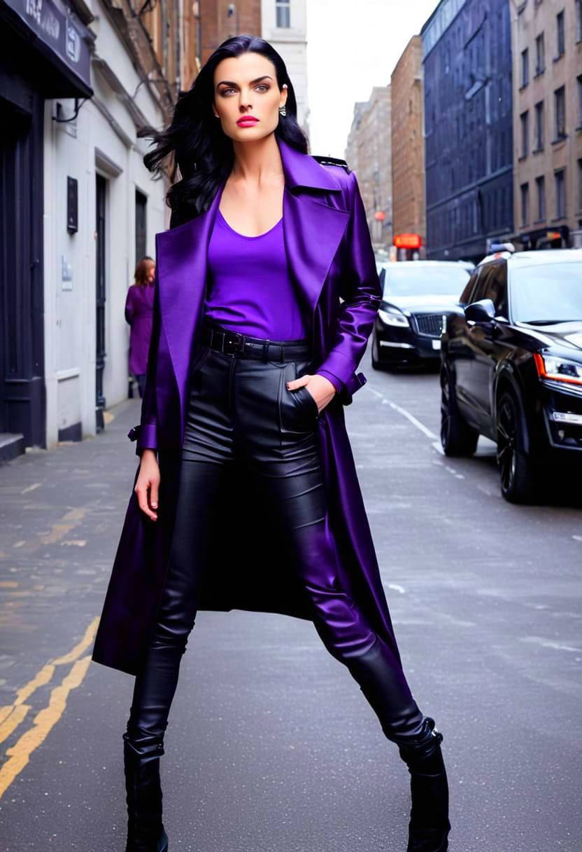 Glamorous Actress in Art Deco Elegance