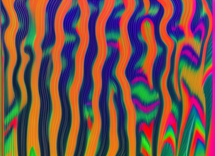 Abstract Geometric Gradient with Volumetric Lighting