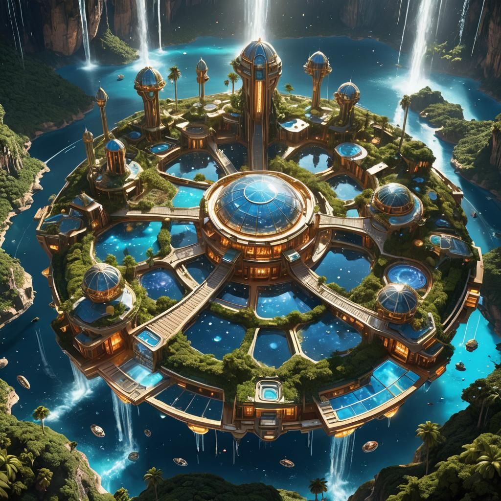 **Concept: "Galactic Oasis"**

**Description:**

Create an a...