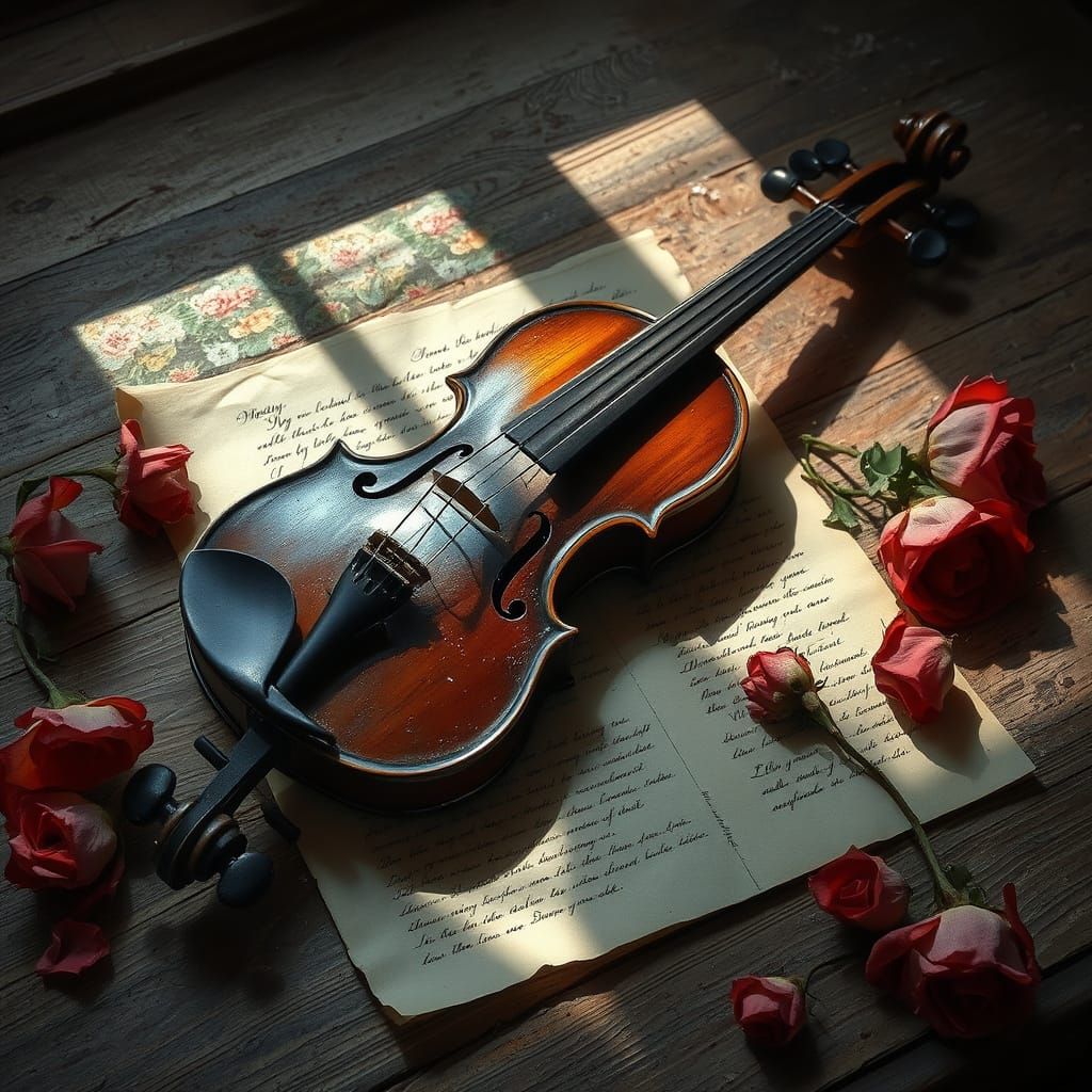 Nostalgic Still Life of Forgotten Love