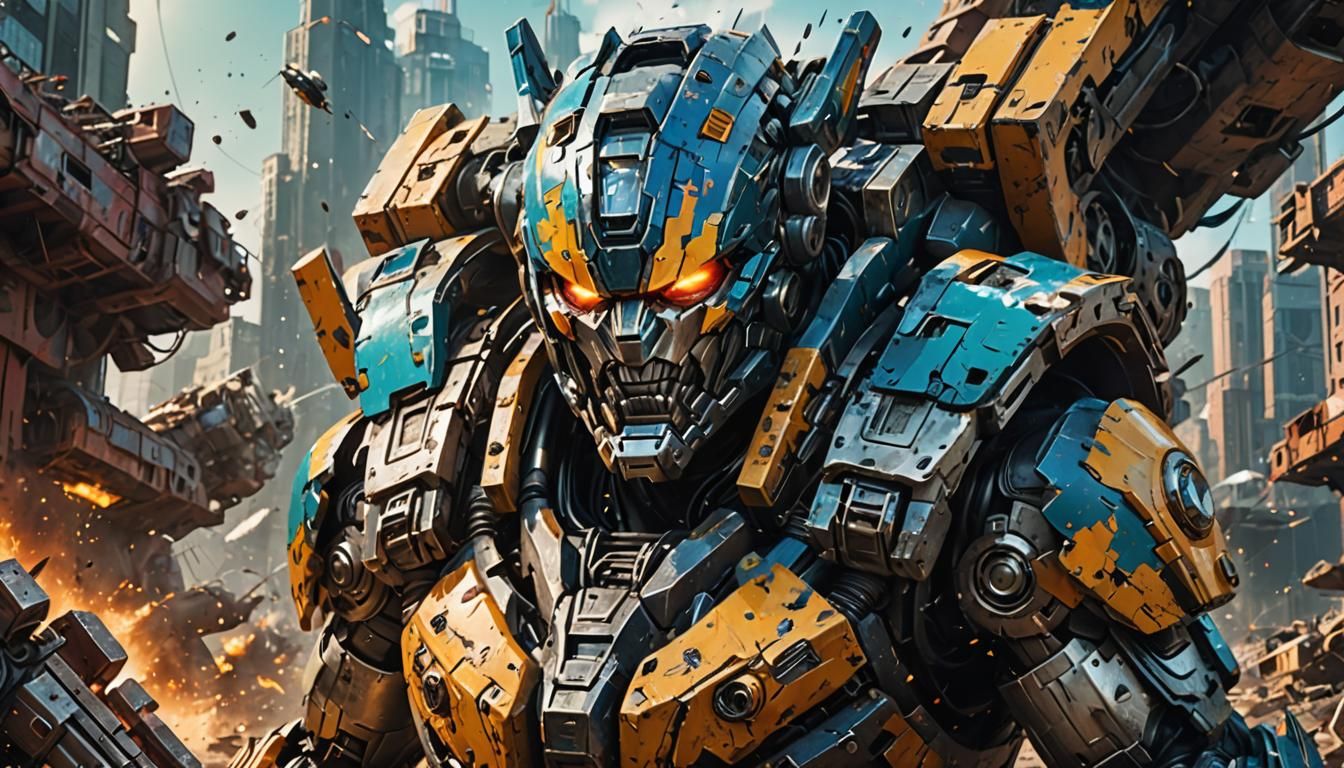 Hyperrealistic World Wreckers Concept Art