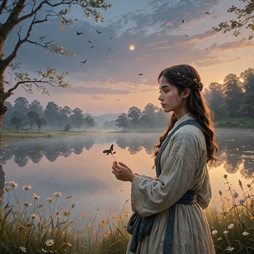 Silent Dawn: A Gentle Visual Conveyance