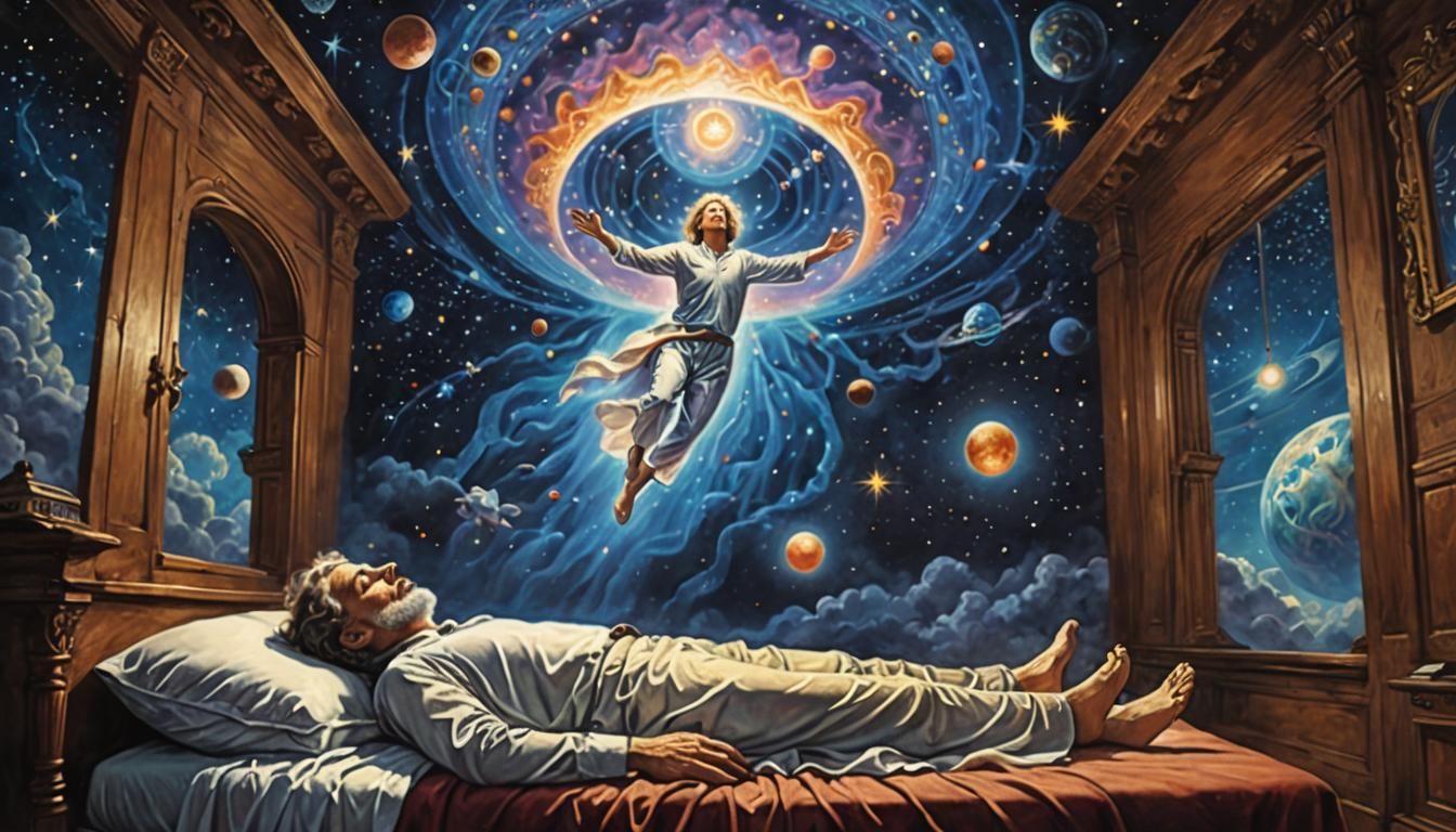 Ethereal Image of Astral Projection