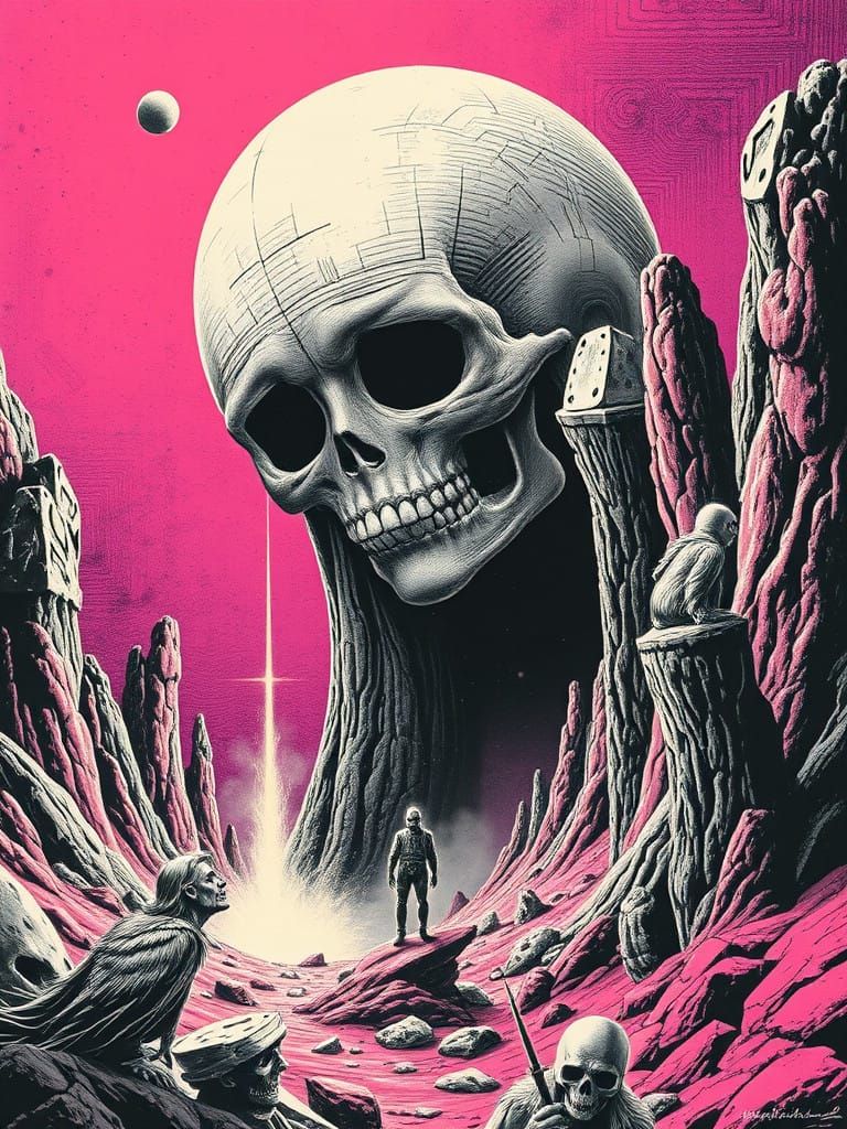 Ethereal Cyberpunk Metropolis on a Distant Planet