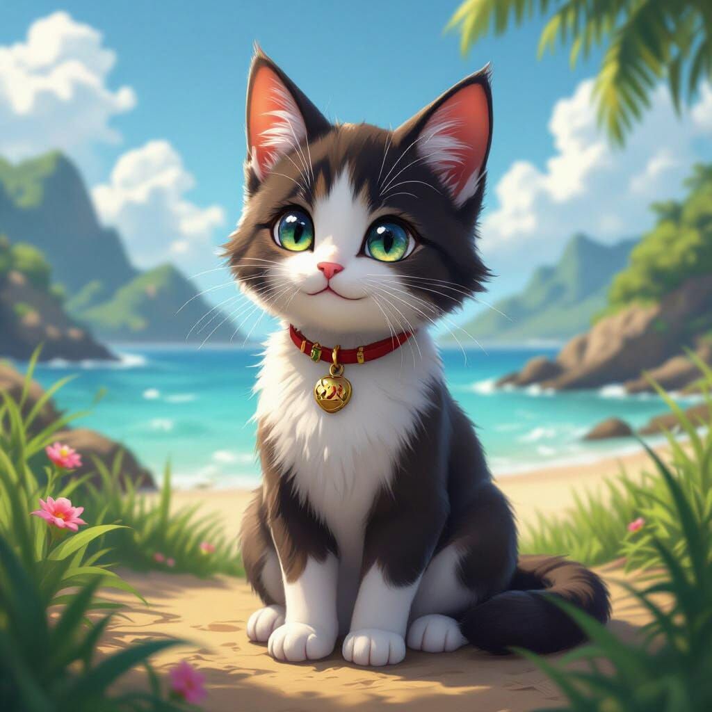 Anime Style Cat in Adoption