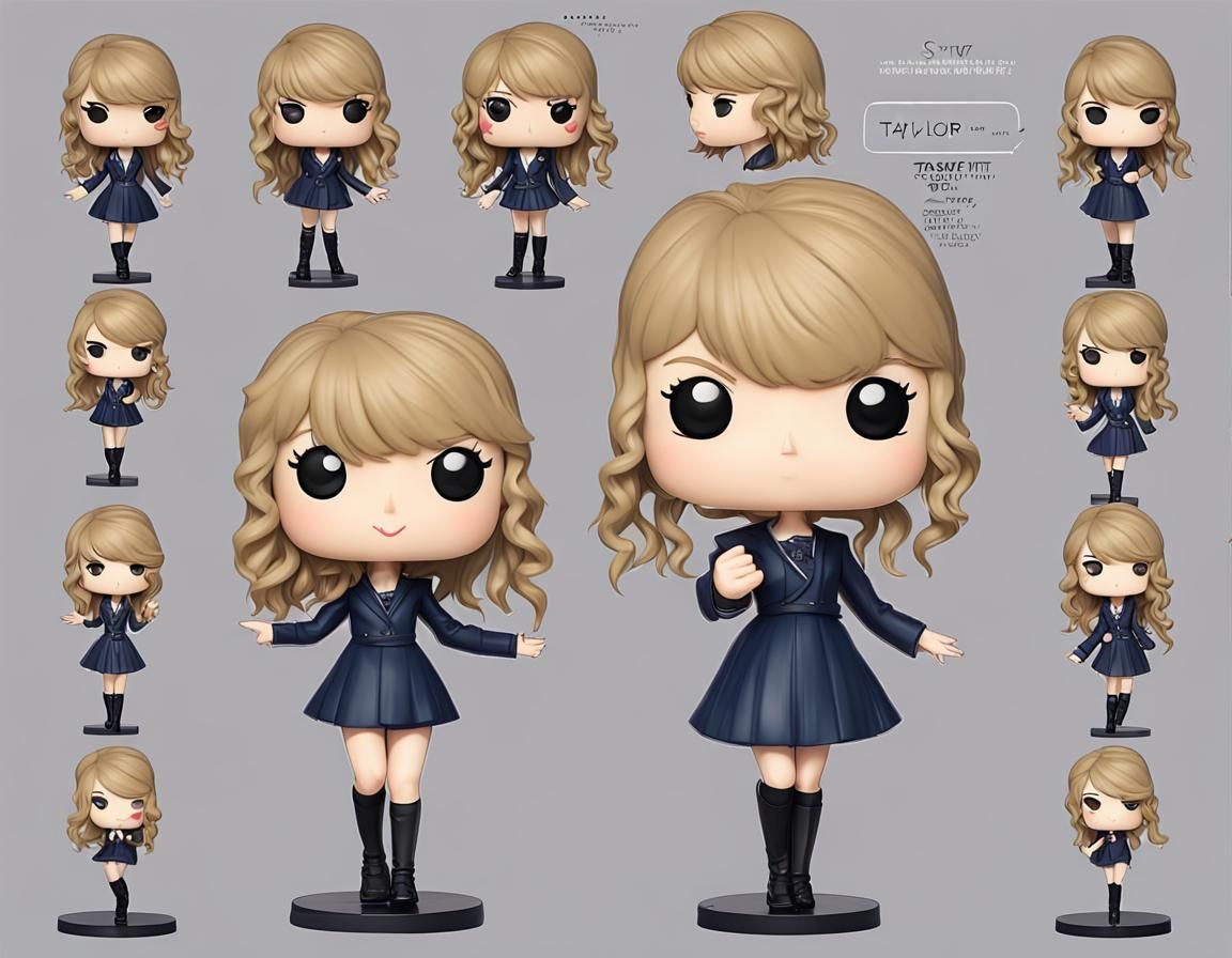 Taylor Swift Funko Bobblehead in Anime Style