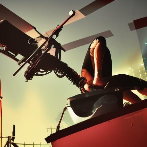 Cyberpunk Tank Woman vs. Punk Girl Showdown