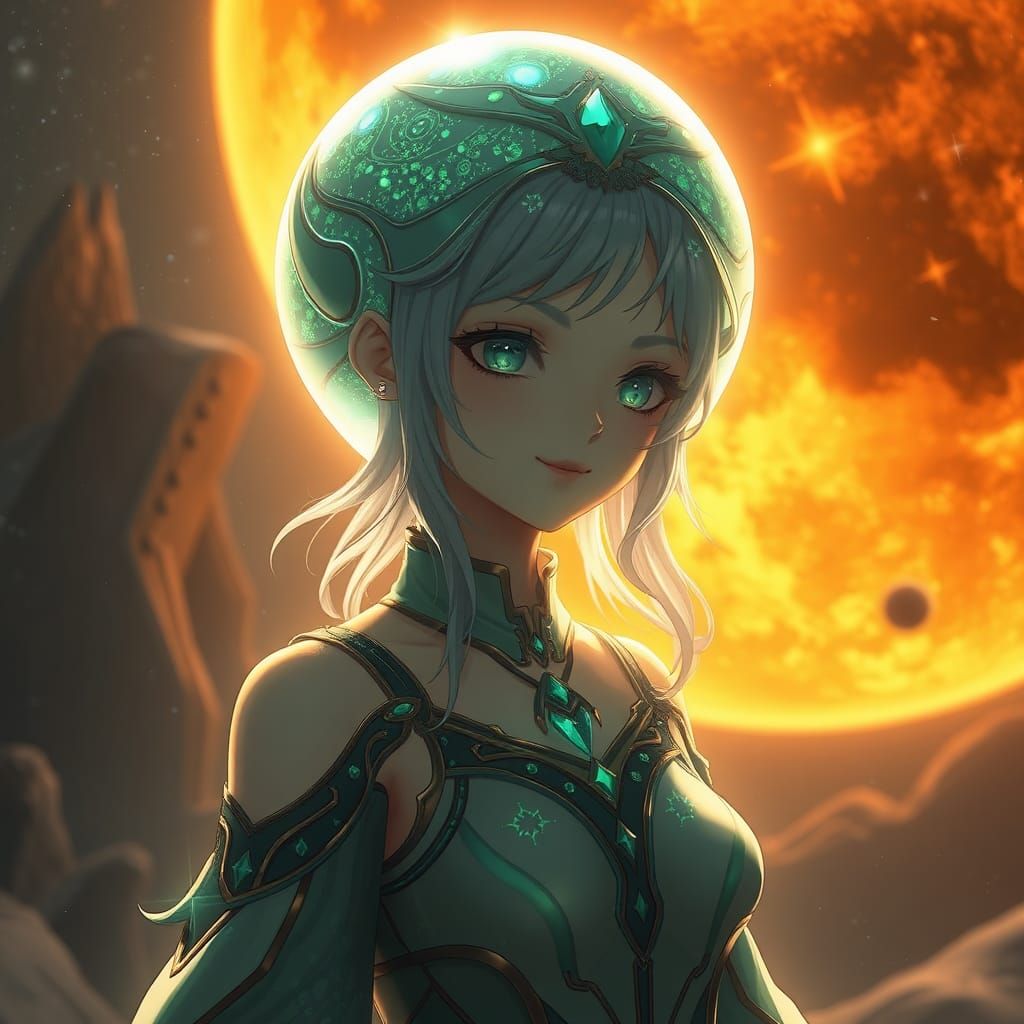 Anime-Style Art of Erra Inhabitant in 3D