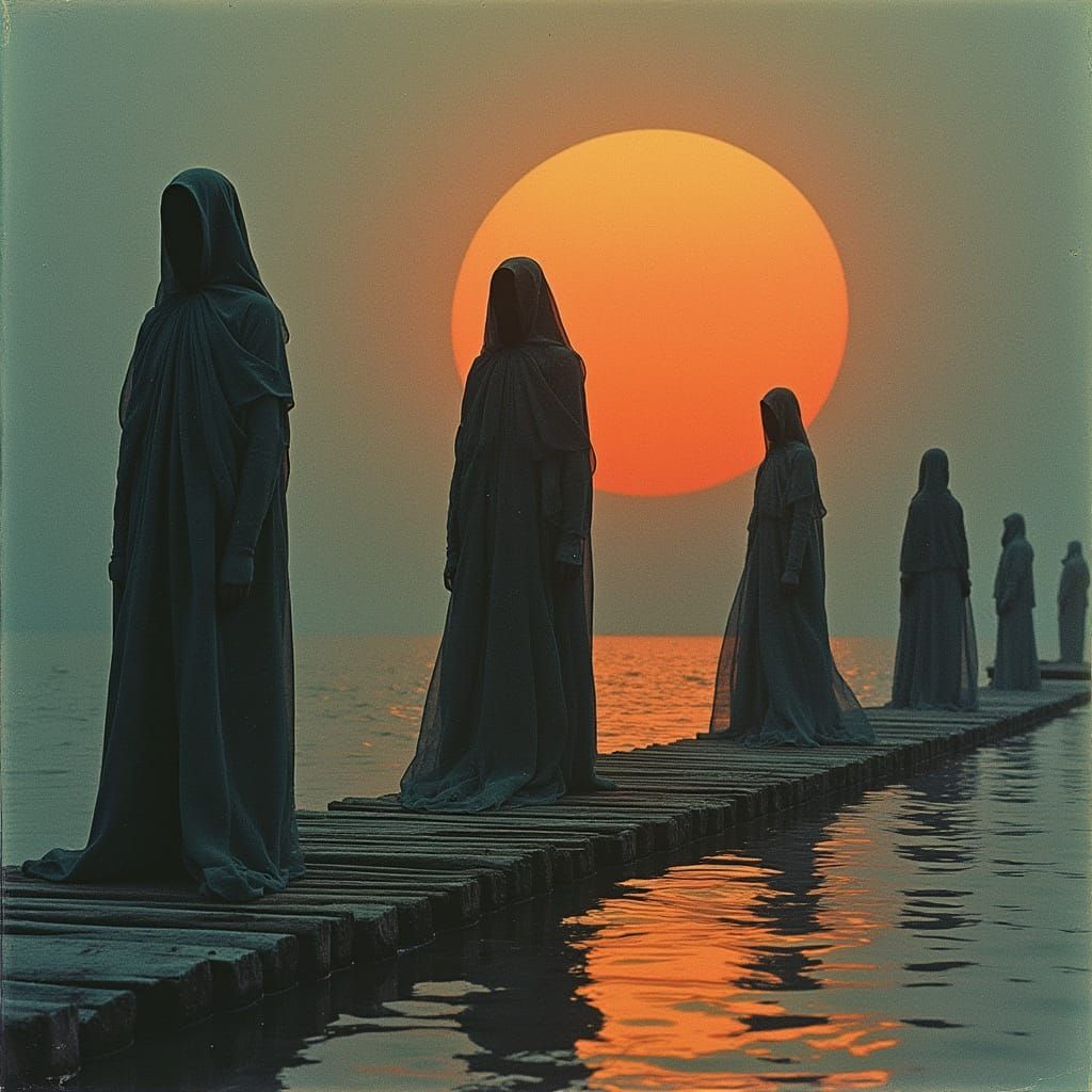 Sisters Emerge in a Haunting, Surreal Silver Nitrate Scene