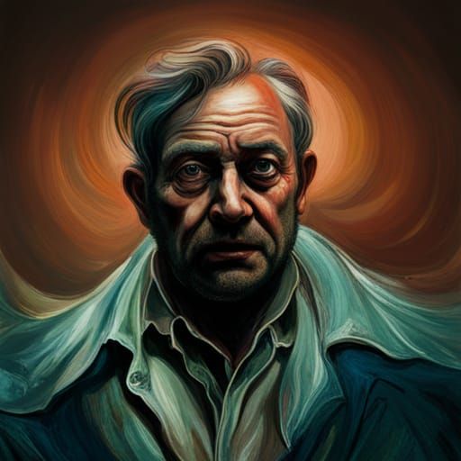 Emotional Anguish: A Painting Inspired by Francis Bacon