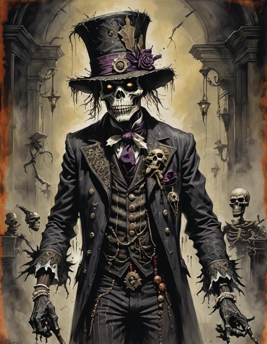 New Orleans Baron Samedi Voodoo Horror