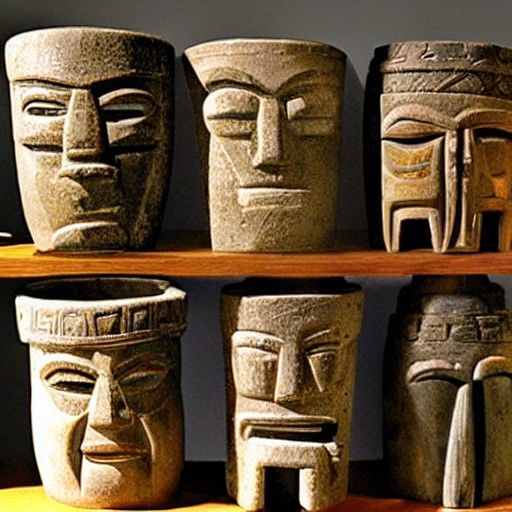 Ancient Tiki Mugs: Historical Carvings