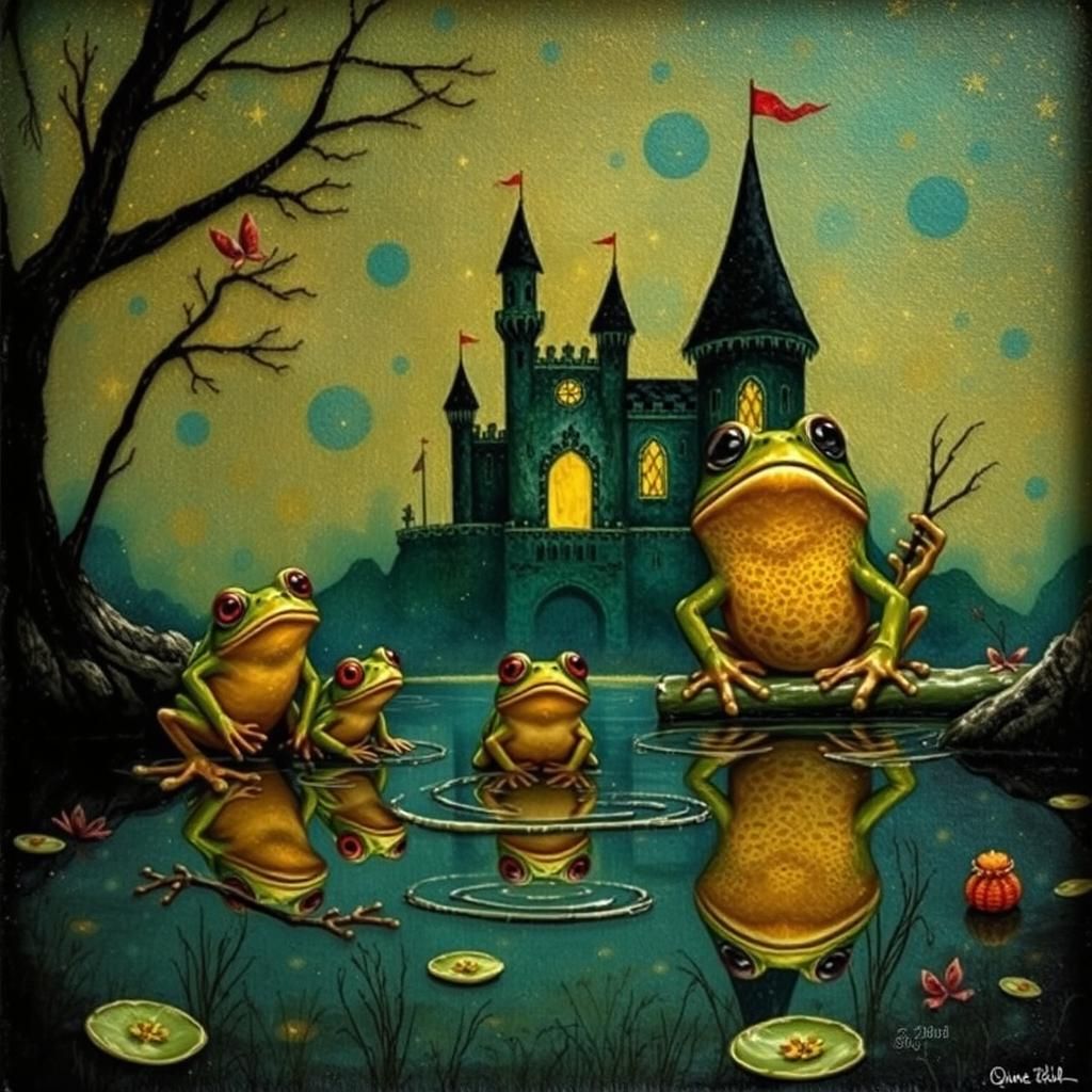 King's Return Celebrated by Pond Creatures in 3D