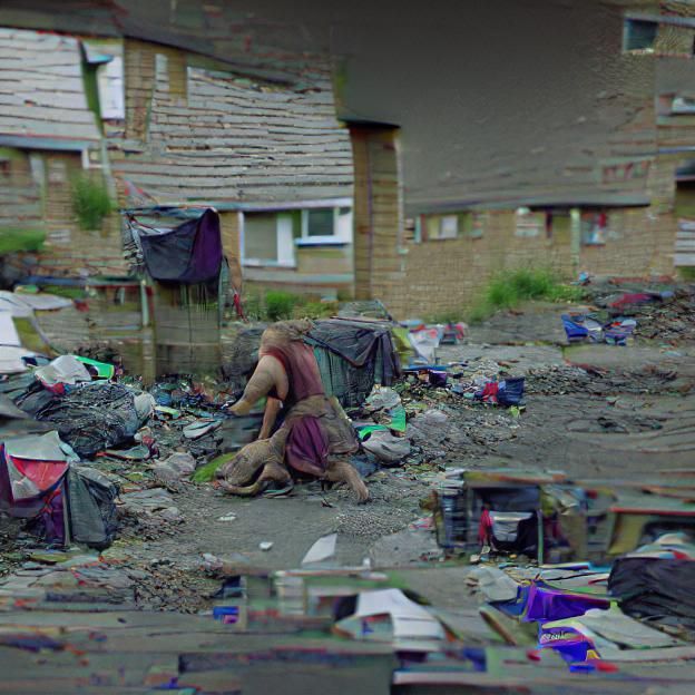 Filthy Poor: An 8K Resolution Image