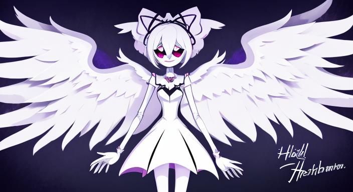 Hazbin Hotel Style Character Design: Full Body