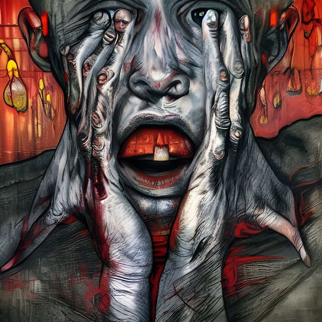 Intense Emotions: A Social Realism Artwork