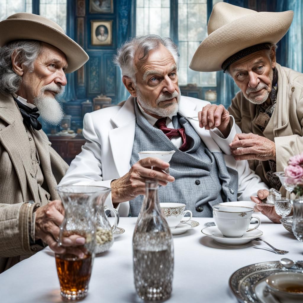 A Story Comes Home... scene at Bistro Bizzarro