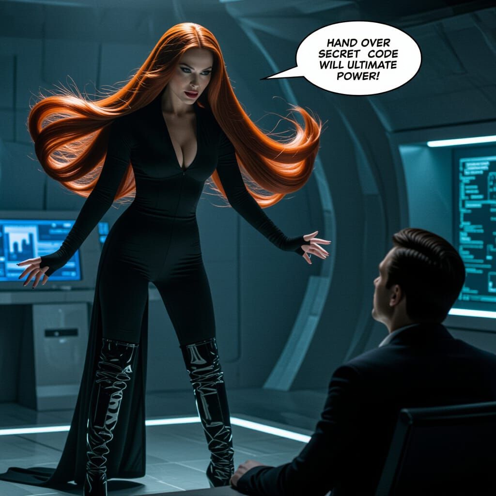 Secret Agent Demands Code in High-Tech Lair