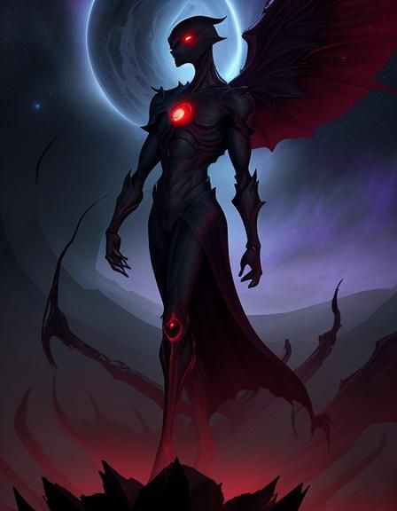 Guardian of the Crimson Eclipse: Mythical Sentinel