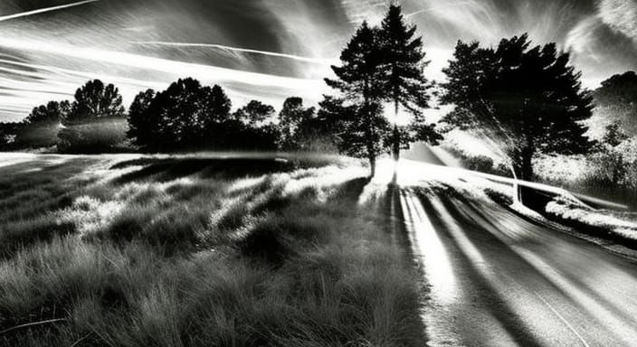 Neon Cityscape of Silent Shadows in Cyberpunk Style