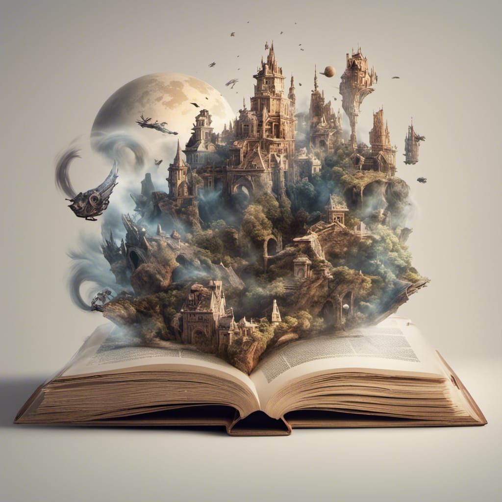 Miniature Sci-Fi World Emerges from Book