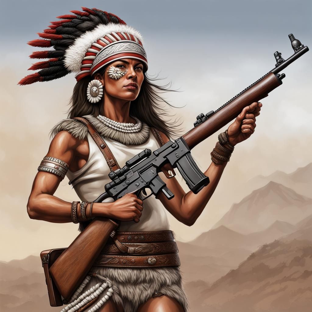 Aztec Minuteman with Modern Rifle
