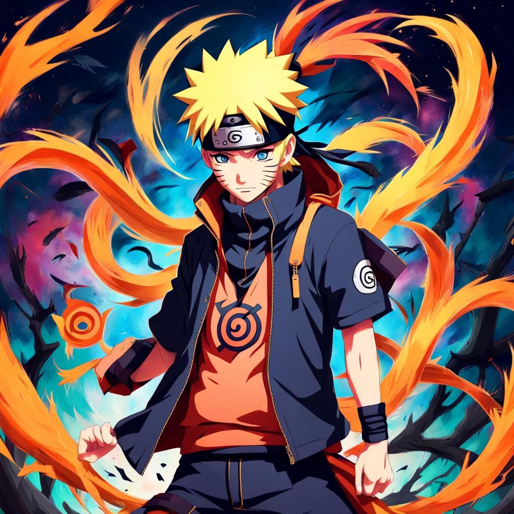 Naruto in Nightcore Style Art