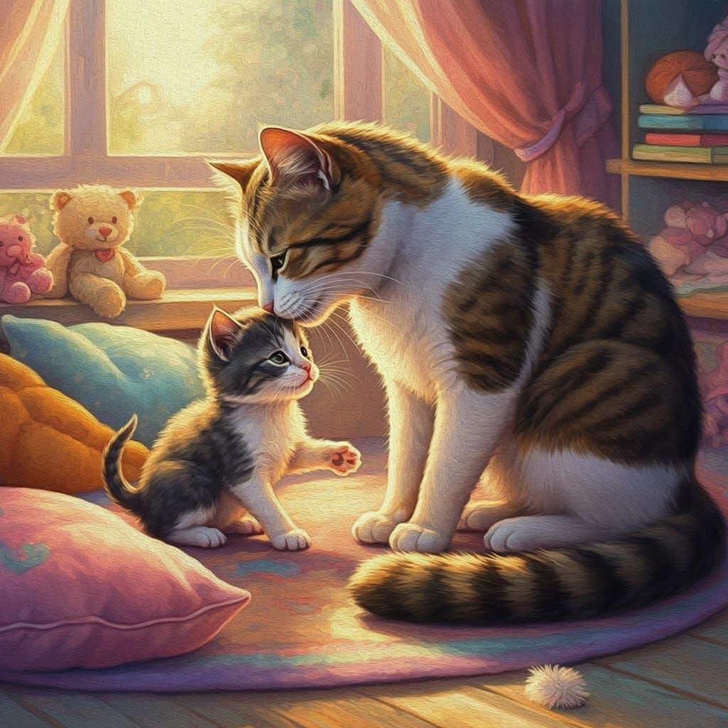 Mamá gato😻😻😻