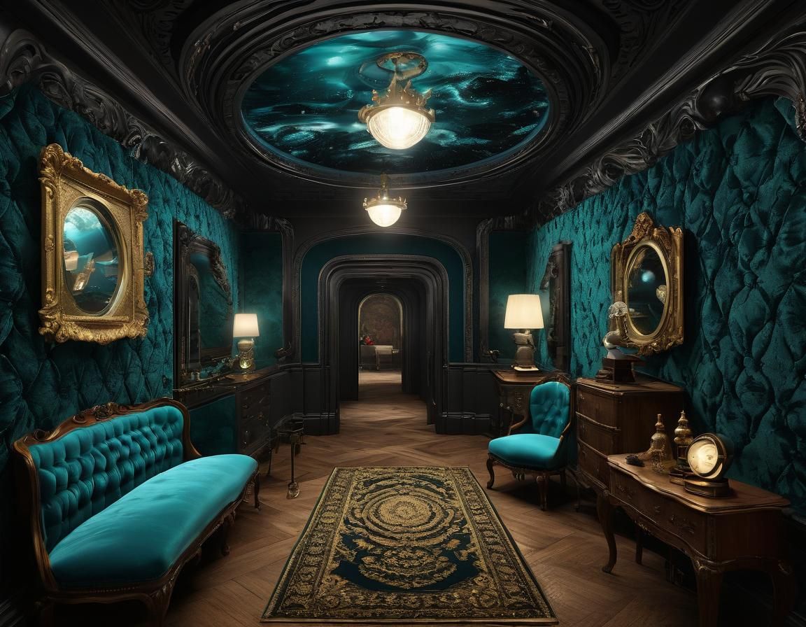 Surreal Steamnoir Nouveau Dreamscape