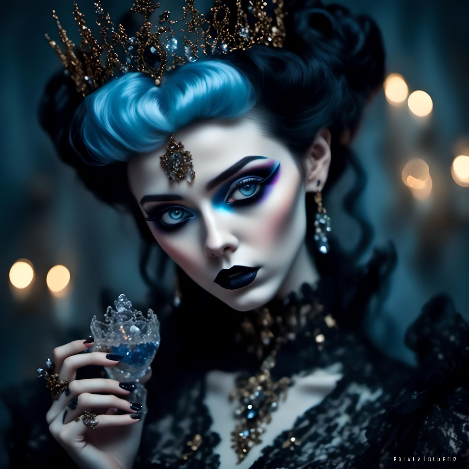 Gothic Sister Smashes Cinderella's Slipper