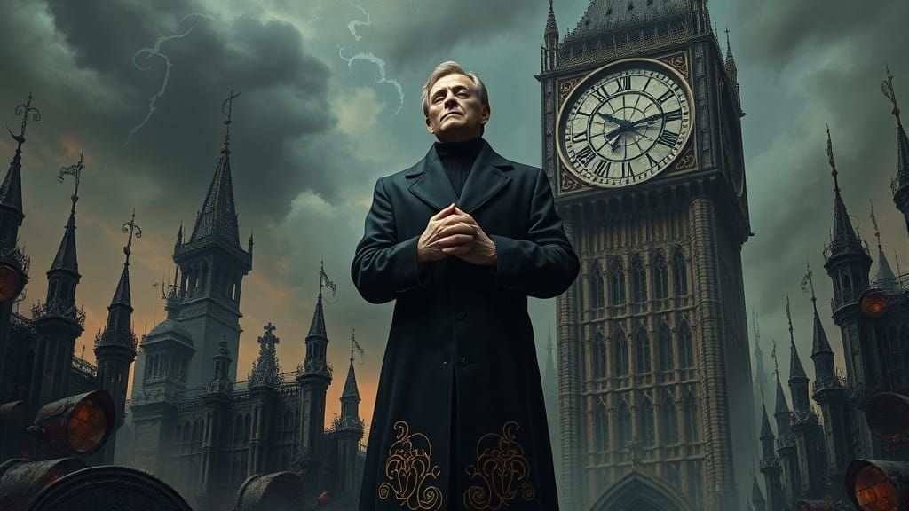 Mystic Sage Confronts Industrial Chaos